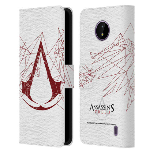 Assassin's Creed Logo Geometric Leather Book Wallet Case Cover For Nokia C10 / C20