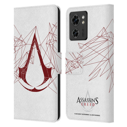 Assassin's Creed Logo Geometric Leather Book Wallet Case Cover For Motorola Moto Edge 40