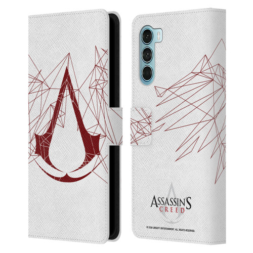 Assassin's Creed Logo Geometric Leather Book Wallet Case Cover For Motorola Edge S30 / Moto G200 5G