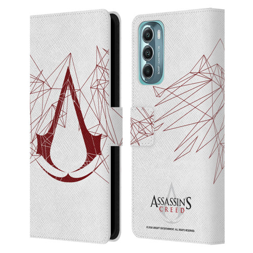 Assassin's Creed Logo Geometric Leather Book Wallet Case Cover For Motorola Moto G Stylus 5G (2022)