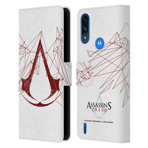 Assassin's Creed Logo Geometric Leather Book Wallet Case Cover For Motorola Moto E7 Power / Moto E7i Power