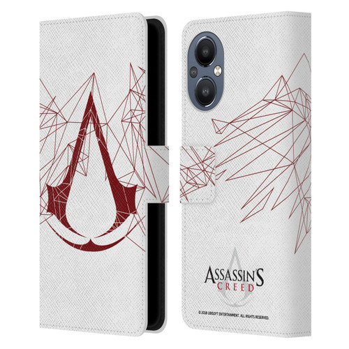 Assassin's Creed Logo Geometric Leather Book Wallet Case Cover For OnePlus Nord N20 5G