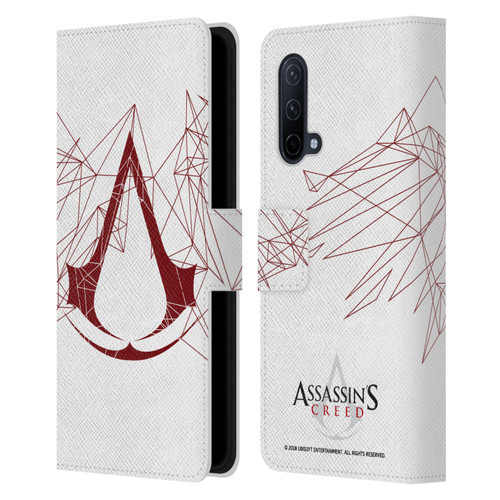 Assassin's Creed Logo Geometric Leather Book Wallet Case Cover For OnePlus Nord CE 5G