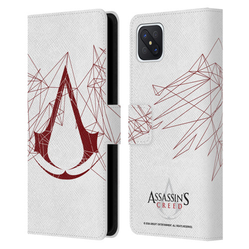 Assassin's Creed Logo Geometric Leather Book Wallet Case Cover For OPPO Reno4 Z 5G