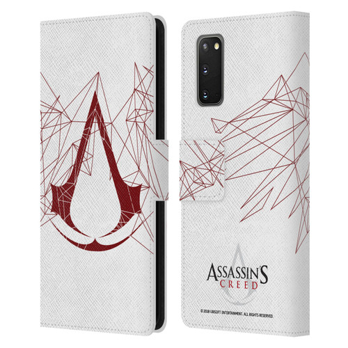 Assassin's Creed Logo Geometric Leather Book Wallet Case Cover For Samsung Galaxy S20 / S20 5G