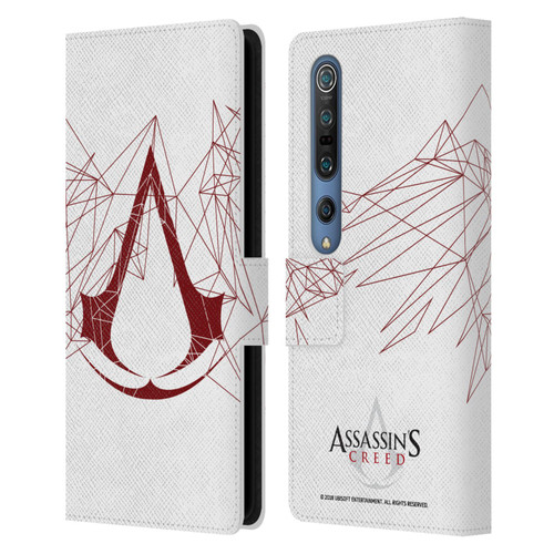 Assassin's Creed Logo Geometric Leather Book Wallet Case Cover For Xiaomi Mi 10 5G / Mi 10 Pro 5G
