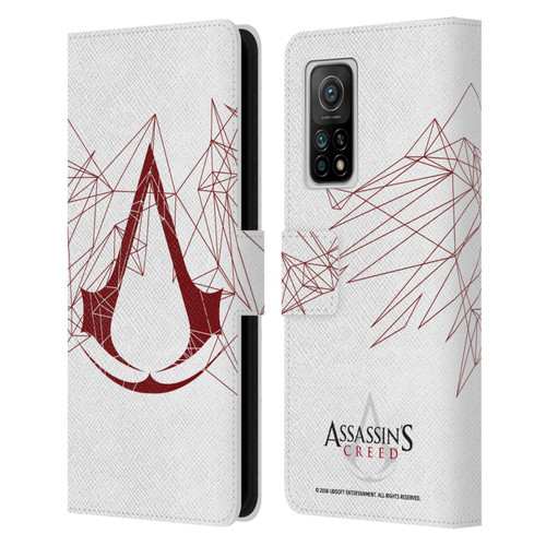 Assassin's Creed Logo Geometric Leather Book Wallet Case Cover For Xiaomi Mi 10T 5G