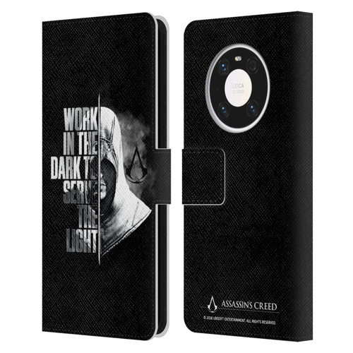 Assassin's Creed Legacy Typography Half Leather Book Wallet Case Cover For Huawei Mate 40 Pro 5G