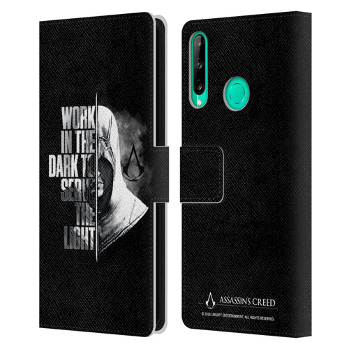 Assassin's Creed Legacy Typography Half Leather Book Wallet Case Cover For Huawei P40 lite E