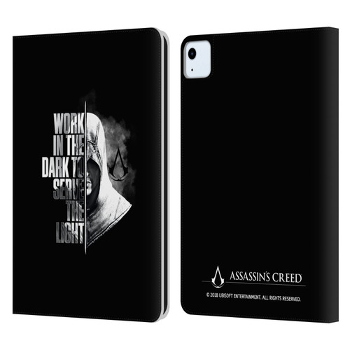Assassin's Creed Legacy Typography Half Leather Book Wallet Case Cover For Apple iPad Air 2020 / 2022