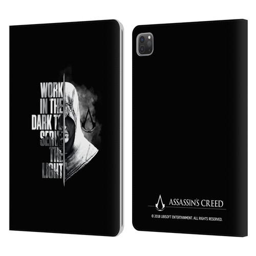 Assassin's Creed Legacy Typography Half Leather Book Wallet Case Cover For Apple iPad Pro 11 2020 / 2021 / 2022