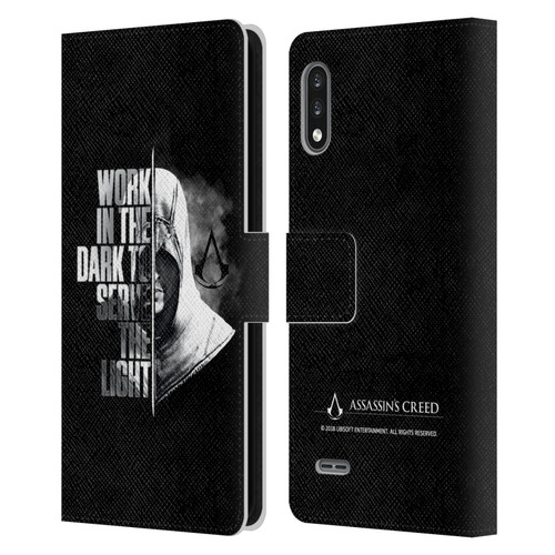 Assassin's Creed Legacy Typography Half Leather Book Wallet Case Cover For LG K22