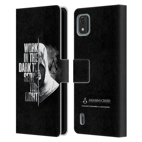 Assassin's Creed Legacy Typography Half Leather Book Wallet Case Cover For Nokia C2 2nd Edition
