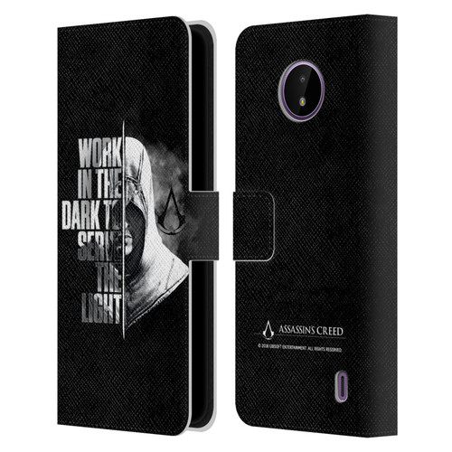 Assassin's Creed Legacy Typography Half Leather Book Wallet Case Cover For Nokia C10 / C20
