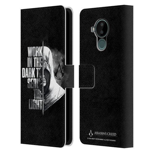 Assassin's Creed Legacy Typography Half Leather Book Wallet Case Cover For Nokia C30