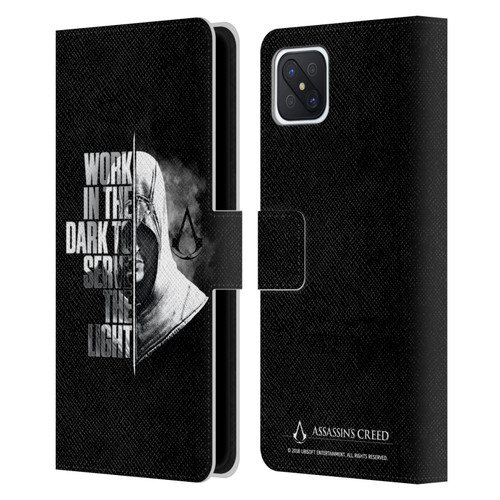 Assassin's Creed Legacy Typography Half Leather Book Wallet Case Cover For OPPO Reno4 Z 5G