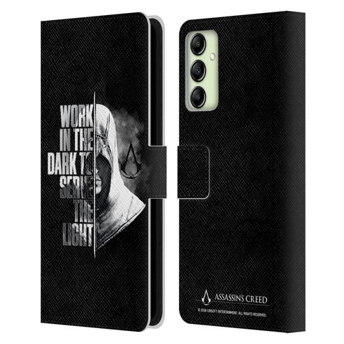 Assassin's Creed Legacy Typography Half Leather Book Wallet Case Cover For Samsung Galaxy A14 5G