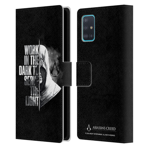 Assassin's Creed Legacy Typography Half Leather Book Wallet Case Cover For Samsung Galaxy A51 (2019)