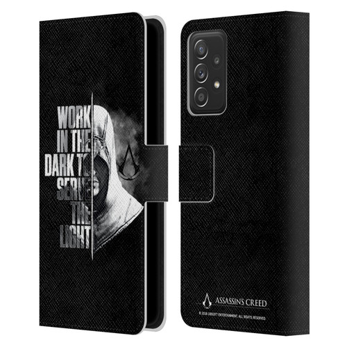 Assassin's Creed Legacy Typography Half Leather Book Wallet Case Cover For Samsung Galaxy A52 / A52s / 5G (2021)