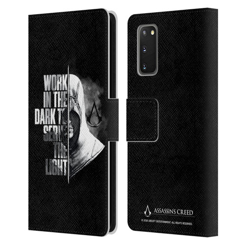 Assassin's Creed Legacy Typography Half Leather Book Wallet Case Cover For Samsung Galaxy S20 / S20 5G