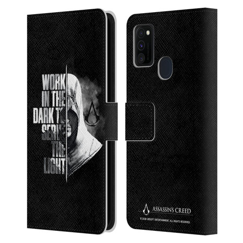 Assassin's Creed Legacy Typography Half Leather Book Wallet Case Cover For Samsung Galaxy M30s (2019)/M21 (2020)