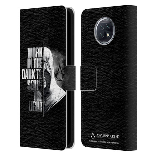 Assassin's Creed Legacy Typography Half Leather Book Wallet Case Cover For Xiaomi Redmi Note 9T 5G