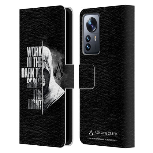 Assassin's Creed Legacy Typography Half Leather Book Wallet Case Cover For Xiaomi 12 Pro