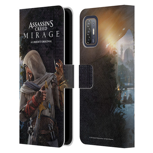 Assassin's Creed Graphics Basim Poster Leather Book Wallet Case Cover For HTC Desire 21 Pro 5G