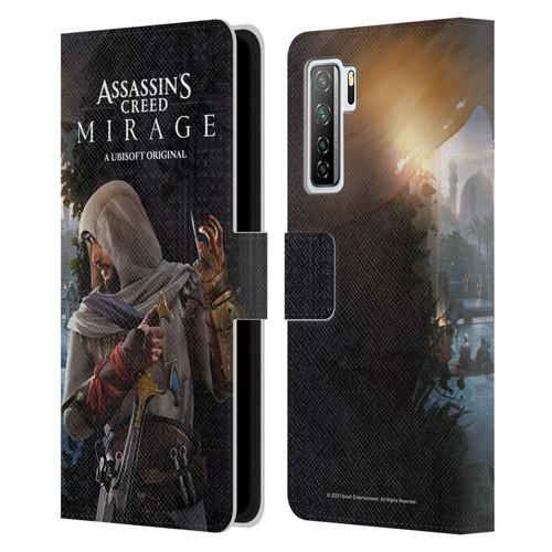 Assassin's Creed Graphics Basim Poster Leather Book Wallet Case Cover For Huawei Nova 7 SE/P40 Lite 5G