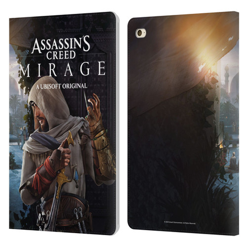 Assassin's Creed Mirage Graphics Basim Poster Leather Book Wallet Case Cover For Apple iPad mini 4