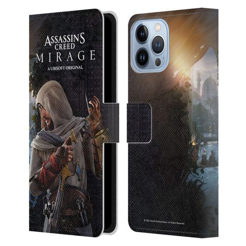 Assassin's Creed Mirage Graphics Basim Poster Leather Book Wallet Case Cover For Apple iPhone 13 Pro Max