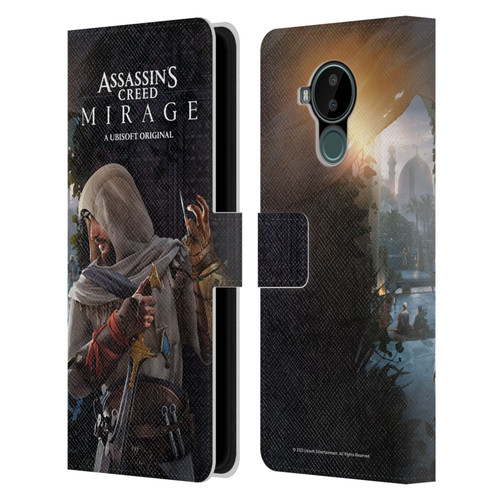 Assassin's Creed Mirage Graphics Basim Poster Leather Book Wallet Case Cover For Nokia C30