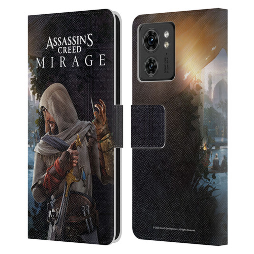 Assassin's Creed Graphics Basim Poster Leather Book Wallet Case Cover For Motorola Moto Edge 40