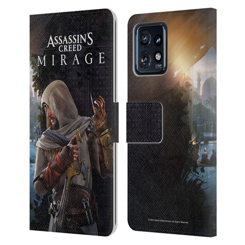 Assassin's Creed Graphics Basim Poster Leather Book Wallet Case Cover For Motorola Moto Edge 40 Pro