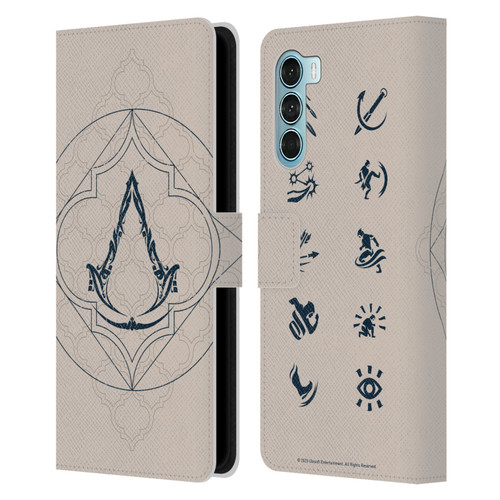 Assassin's Creed Graphics Crest Leather Book Wallet Case Cover For Motorola Edge S30 / Moto G200 5G