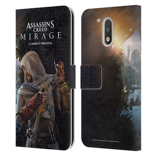 Assassin's Creed Graphics Basim Poster Leather Book Wallet Case Cover For Motorola Moto G41