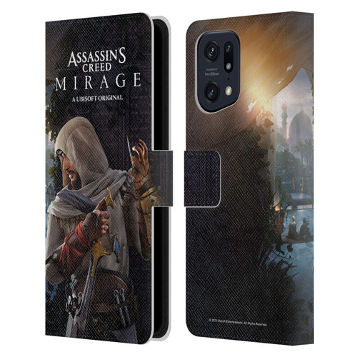 Assassin's Creed Mirage Graphics Basim Poster Leather Book Wallet Case Cover For OPPO Find X5