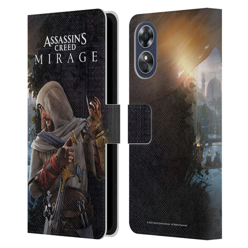 Assassin's Creed Mirage Graphics Basim Poster Leather Book Wallet Case Cover For OPPO A17