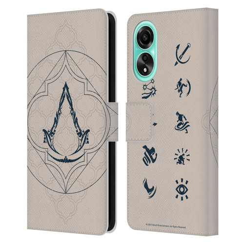 Assassin's Creed Graphics Crest Leather Book Wallet Case Cover For OPPO A78 5G