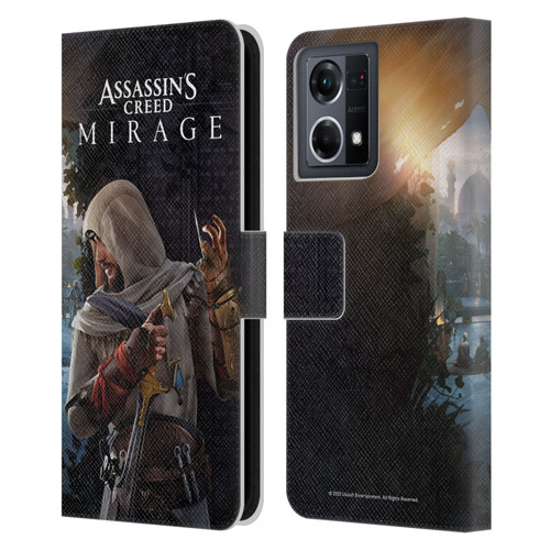 Assassin's Creed Mirage Graphics Basim Poster Leather Book Wallet Case Cover For OPPO Reno8 4G