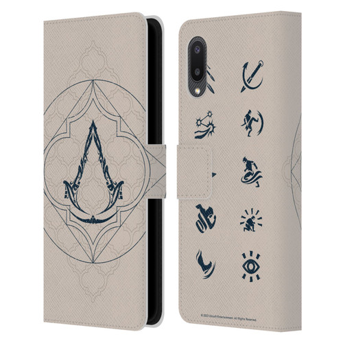 Assassin's Creed Graphics Crest Leather Book Wallet Case Cover For Samsung Galaxy A02/M02 (2021)