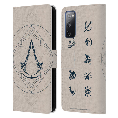 Assassin's Creed Graphics Crest Leather Book Wallet Case Cover For Samsung Galaxy S20 FE / 5G