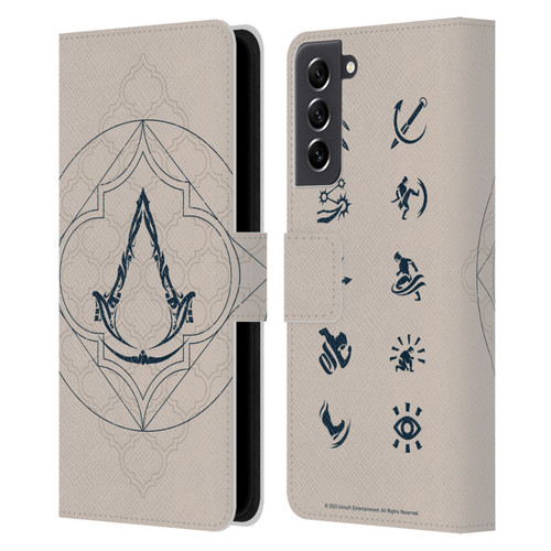 Assassin's Creed Graphics Crest Leather Book Wallet Case Cover For Samsung Galaxy S21 FE 5G