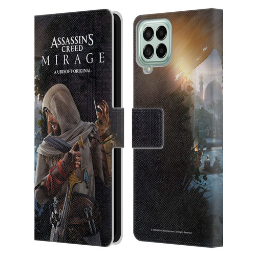 Assassin's Creed Mirage Graphics Basim Poster Leather Book Wallet Case Cover For Samsung Galaxy M53 (2022)