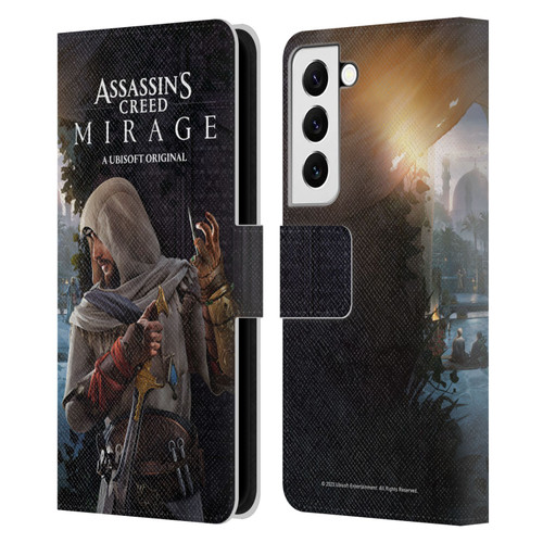 Assassin's Creed Graphics Basim Poster Leather Book Wallet Case Cover For Samsung Galaxy S22 5G