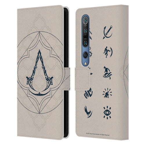 Assassin's Creed Graphics Crest Leather Book Wallet Case Cover For Xiaomi Mi 10 5G / Mi 10 Pro 5G