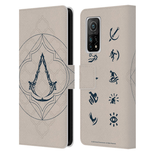 Assassin's Creed Graphics Crest Leather Book Wallet Case Cover For Xiaomi Mi 10T 5G