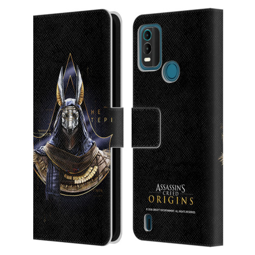 Assassin's Creed Origins Character Art Hetepi Leather Book Wallet Case Cover For Nokia G11 Plus