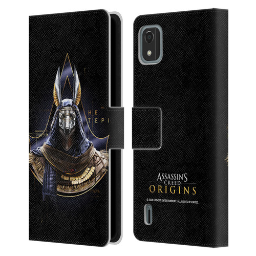 Assassin's Creed Origins Character Art Hetepi Leather Book Wallet Case Cover For Nokia C2 2nd Edition