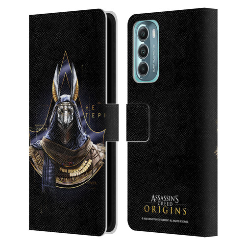 Assassin's Creed Origins Character Art Hetepi Leather Book Wallet Case Cover For Motorola Moto G Stylus 5G (2022)